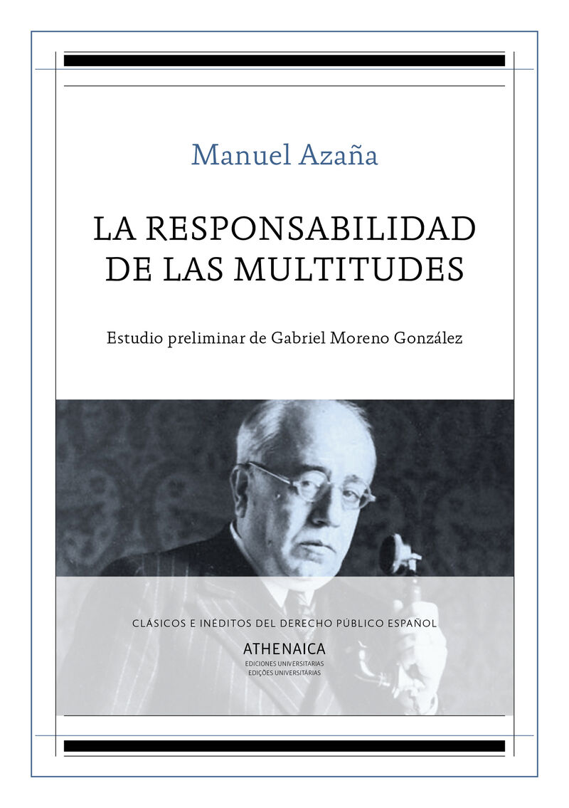 la responsabilidad de las multitudes - Manuel Azaña Diaz