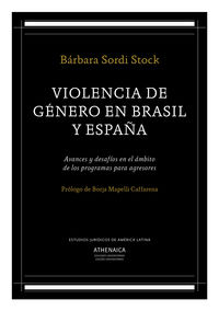 violencia de genero en brasil y españa - avances y desafios en el ambito de los programas para agresores - Barbara Sordi Stock