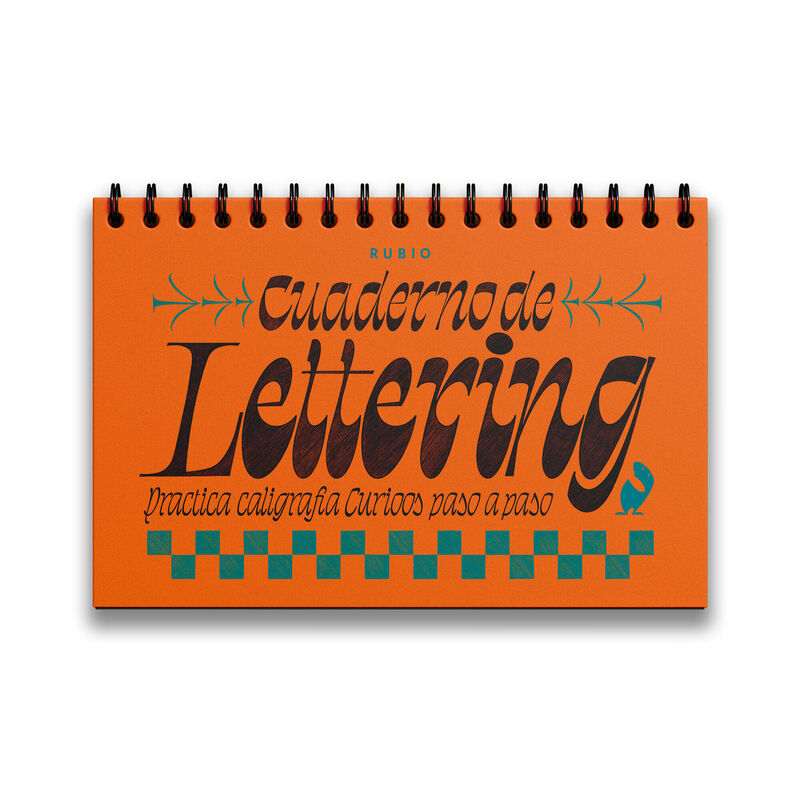 cuaderno de lettering 2 - practica caligrafia curioos paso a paso