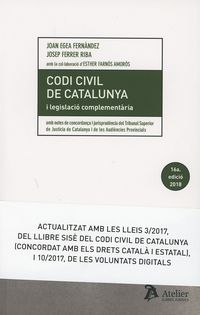 (16 ed) codi civil de catalunya i legislacio complementaria