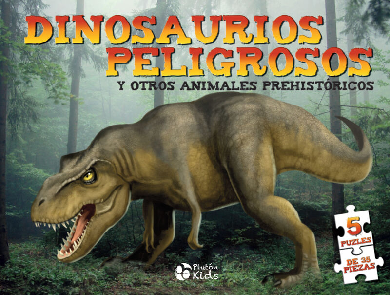 (puzle) dinosaurios peligrosos y otros animales prehistoricos - Aa. Vv.