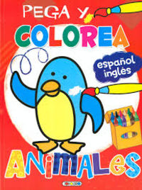 pega y colorea animales (t5024003) - Aa. Vv.