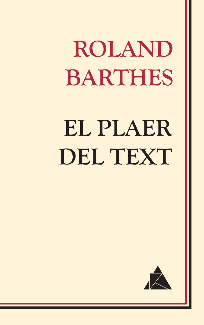 el plaer del text - Roland Barthes