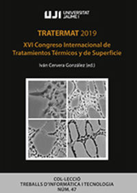 tratermat 2019 - xvi congreso internacional de tratamientos termicos y de superficie - Aa. Vv.