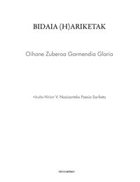 bidaia (h) ariketak - Oihane Zuberoa Garmendia