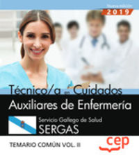 temario comun 2 - tecnico / tecnica en cuidados auxiliares de enfermeria (sergas) - servicio gallego de salud - Aa. Vv.