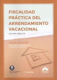 fiscalidad practica del arrendamiento vacacional - iva, irp - Vicente Arbona Mas