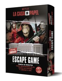 escape game - la casa de papel - objetivo: liberar a rio