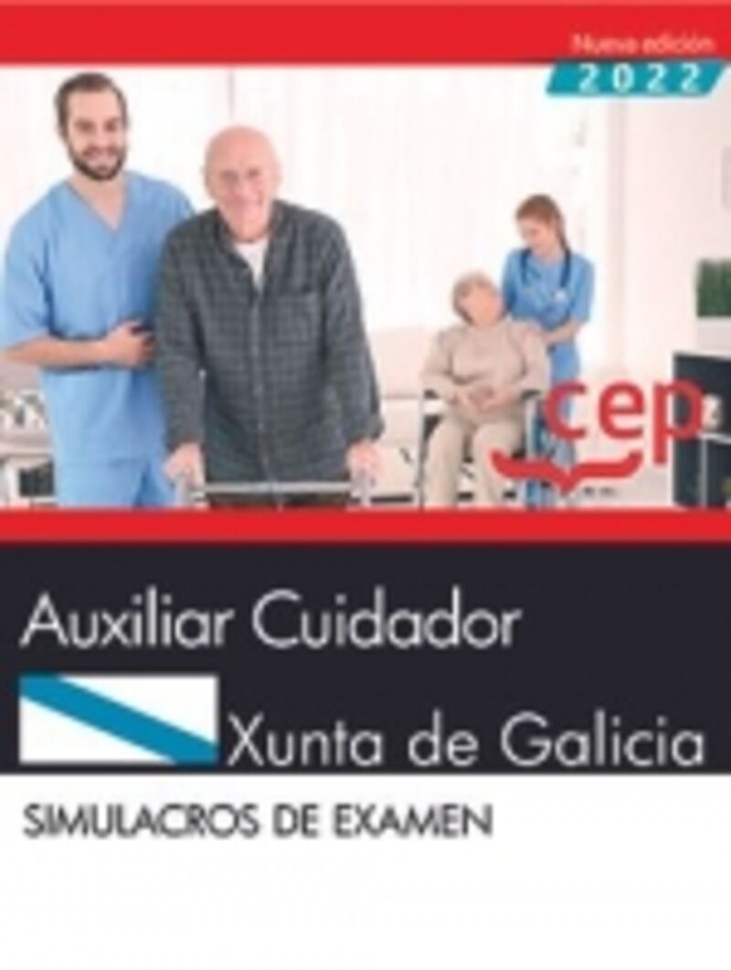 simulacros de examen - auxiliar cuidador xunta de galicia - Aa. Vv.