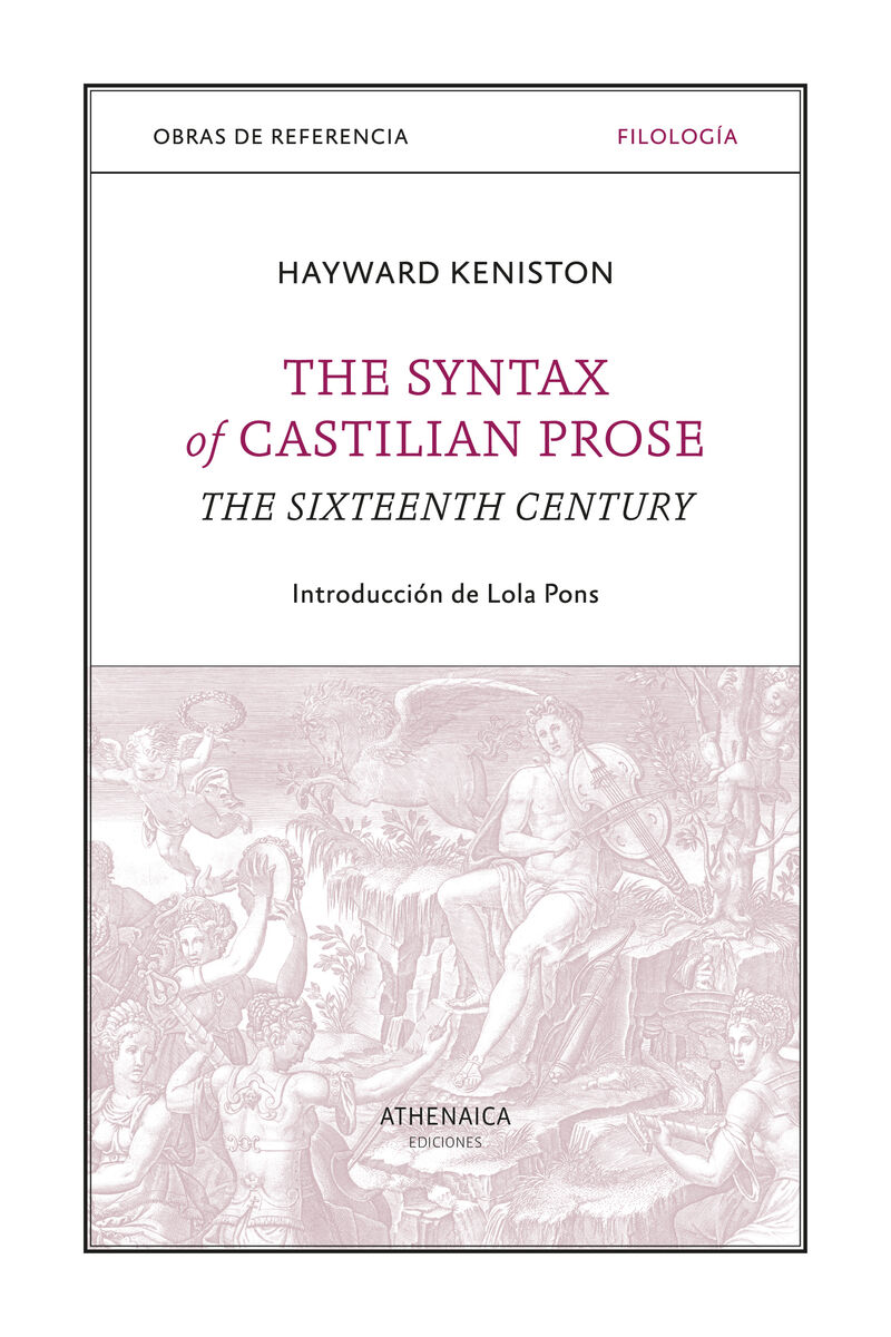 the syntax of castilian prose - Hayward Keniston