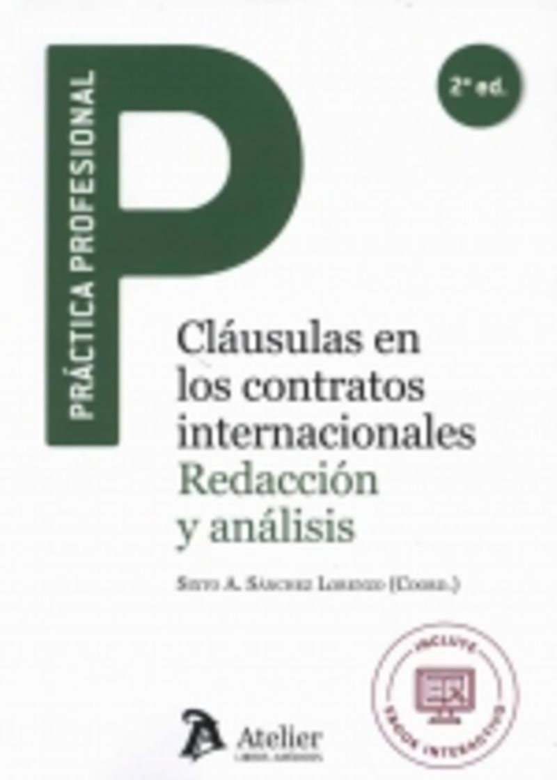 (2 ed) clausulas en los contratos internacionales - redaccion y analisis - Sixto Alfonso Sanchez Lorenzo