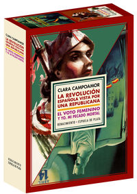 estuche clara campoamor - la revolucion española vista por una republicana + el voto femenino y yo: mi pecado mortal