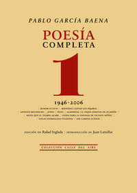 poesia completa 1 - (1946-2006) - Pablo Garcia Baena