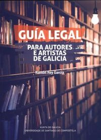 GUIA LEGAL PARA AUTORES E ARTISTAS DE GALICIA