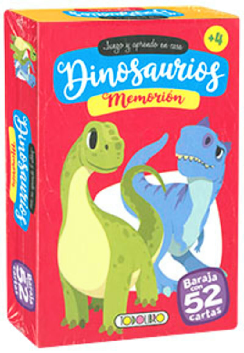 dinosaurios memorion - juego y aprendo en casa - Aa. Vv.
