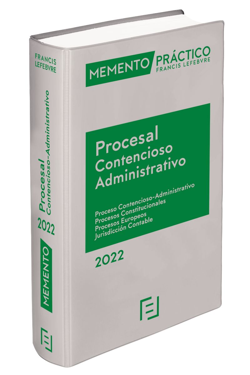 memento practico procesal contencioso administrativo 2022 - Aa. Vv.