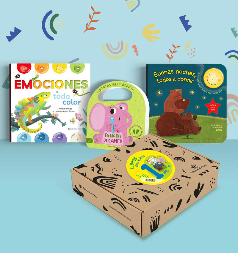 libros para niños 1 año - lote de 3 libros para regalar a niños de 1 año.  Esther Burgueño / Elena Ulyeva.