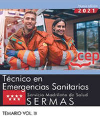 temario iii - tecnico en emergencias sanitarias - sermas - Aa. Vv.