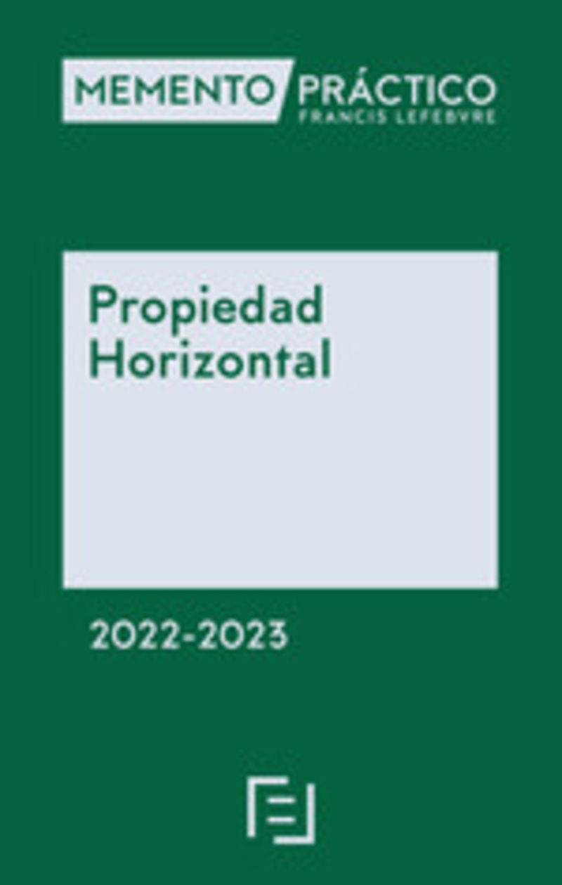 MEMENTO PRACTICO PROPIEDAD HORIZONTAL 2022-2023