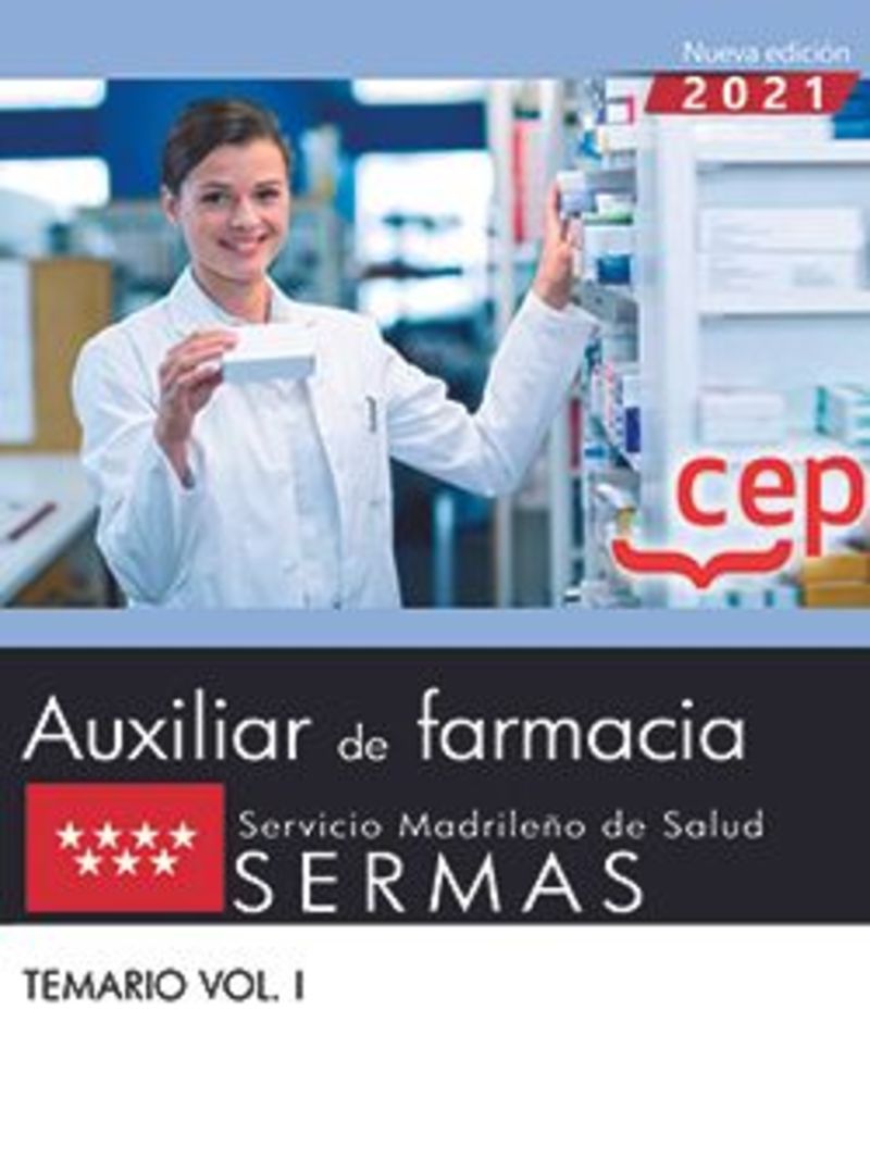 temario 1 - tecnico / a auxiliar de farmacia (sermas) - servi - Aa. Vv.