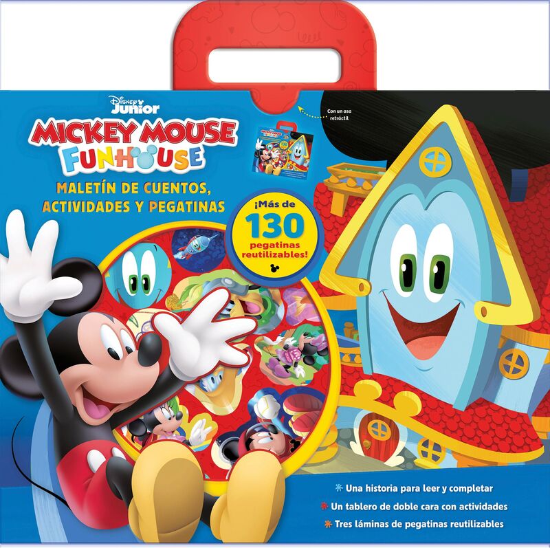 mickey mouse funhouse - maletin de cuentos, actividades y pegatinas - Aa. Vv.