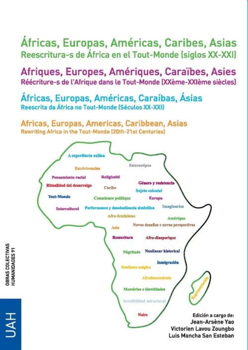 africas, europas, americas, caribes, asias - reescritura-s de africa en el tout-monde (siglos xx-xxi) - Jean-Arsene Yao (ed. ) / [ET AL. ]