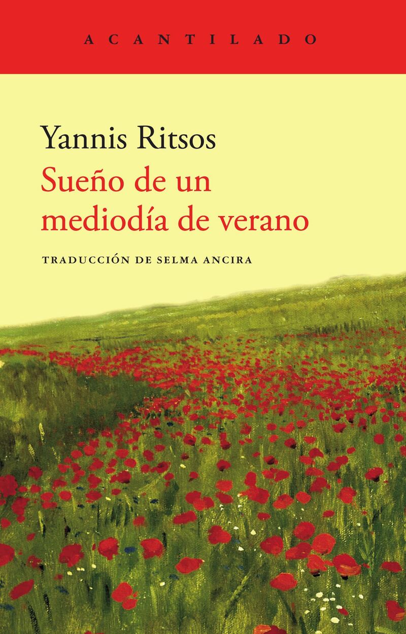 sueño de un mediodia de verano - Yannis Ritsos