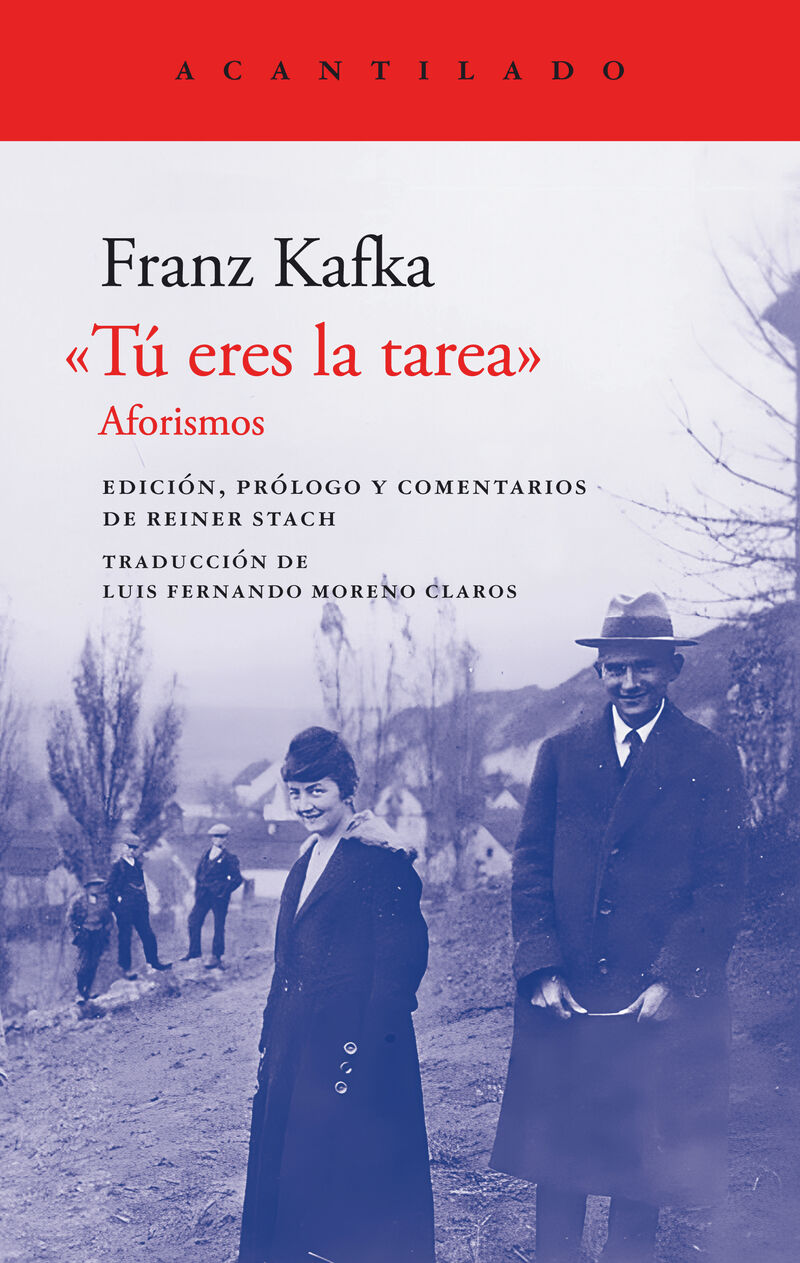 tu eres la tarea - aforismos - Franz Kafka