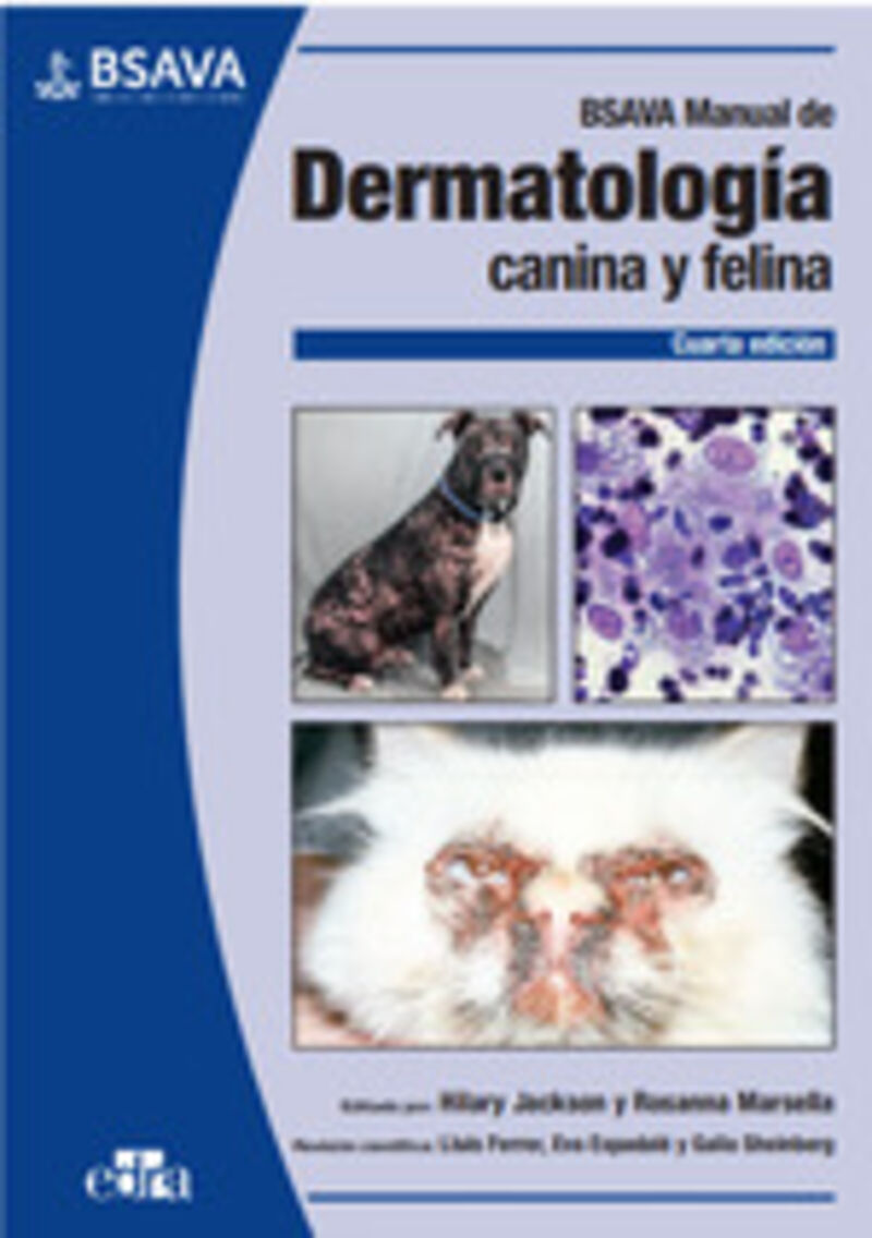 (4 ed) bsava - manual de dermatologia canina y felina - Hillary Jackson / Rosanna Marsella