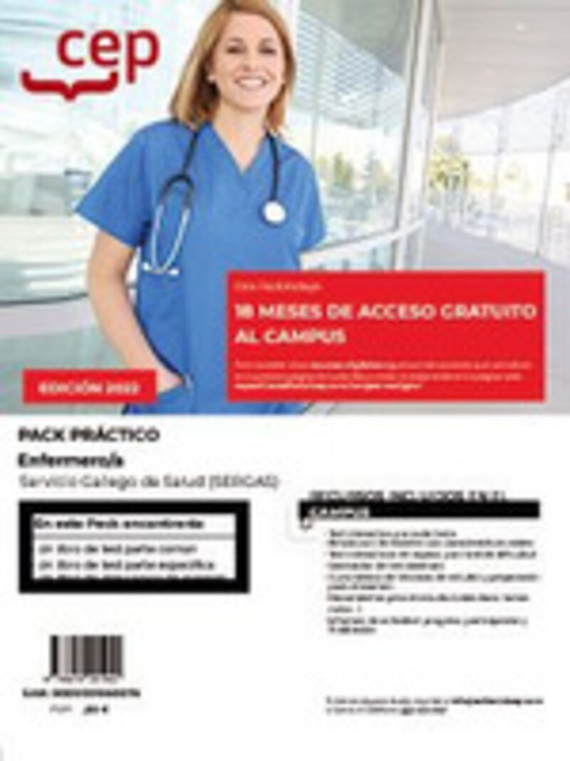 pack practico - enfermero / a (sergas) - servicio gallego de - Aa. Vv.
