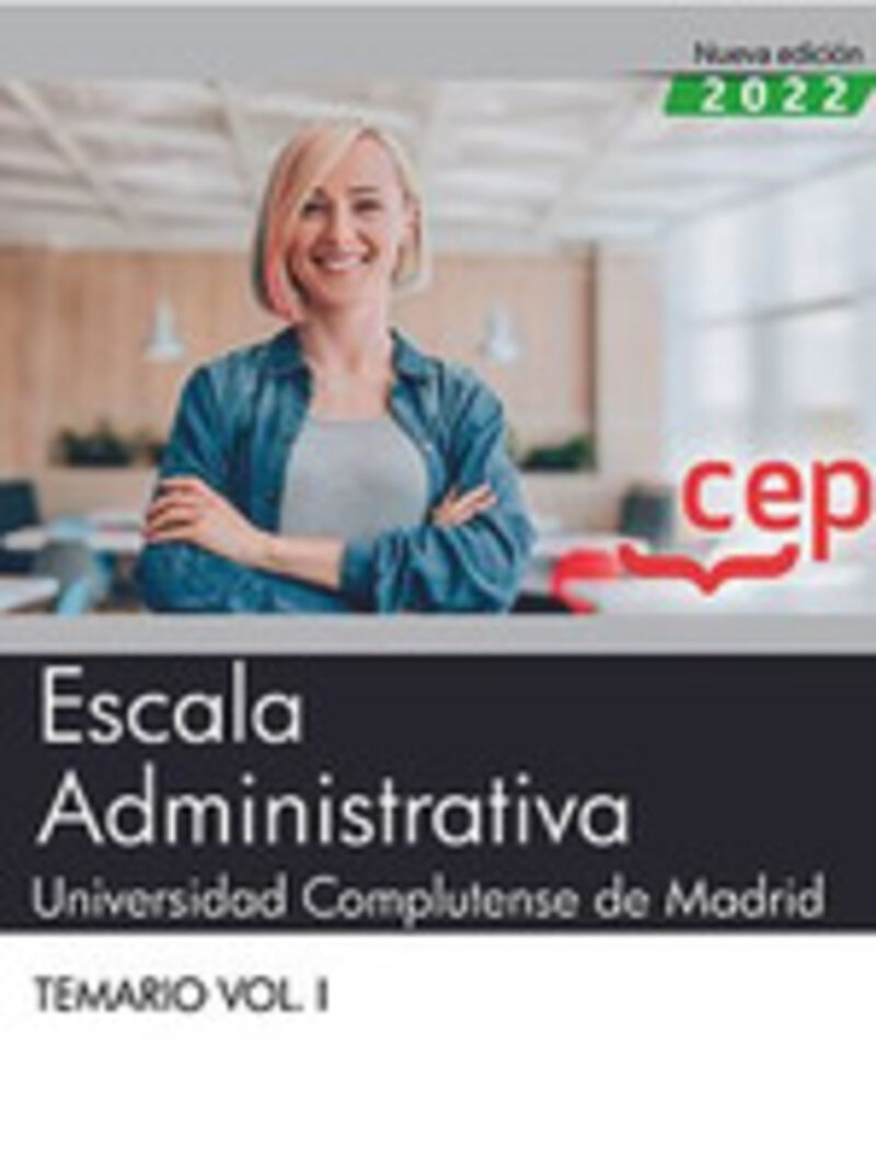 TEMARIO 1 - ESCALA ADMINISTRATIVA - UNIVERSIDAD COMPLUTENSE DE MADRID