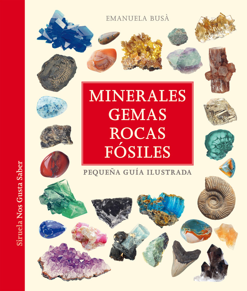 minerales, gemas, rocas y fosiles - pequeña guia ilustrada - Emanuela Busa