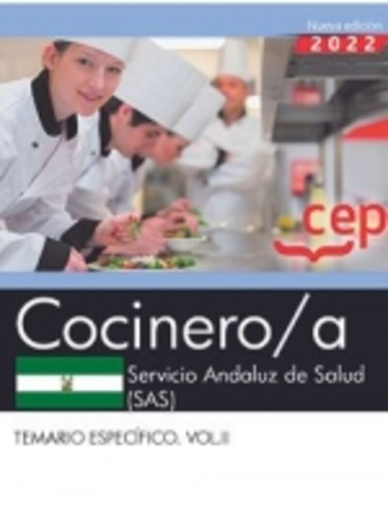 TEMARIO ESPECIFICO 2 - COCINERO / A (SAS) - SERVICIO ANDALUZ DE SALUD