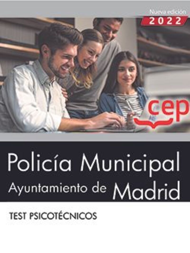 test psicotecnicos - policia municipal - ayuntamiento de madrid - Aa. Vv.