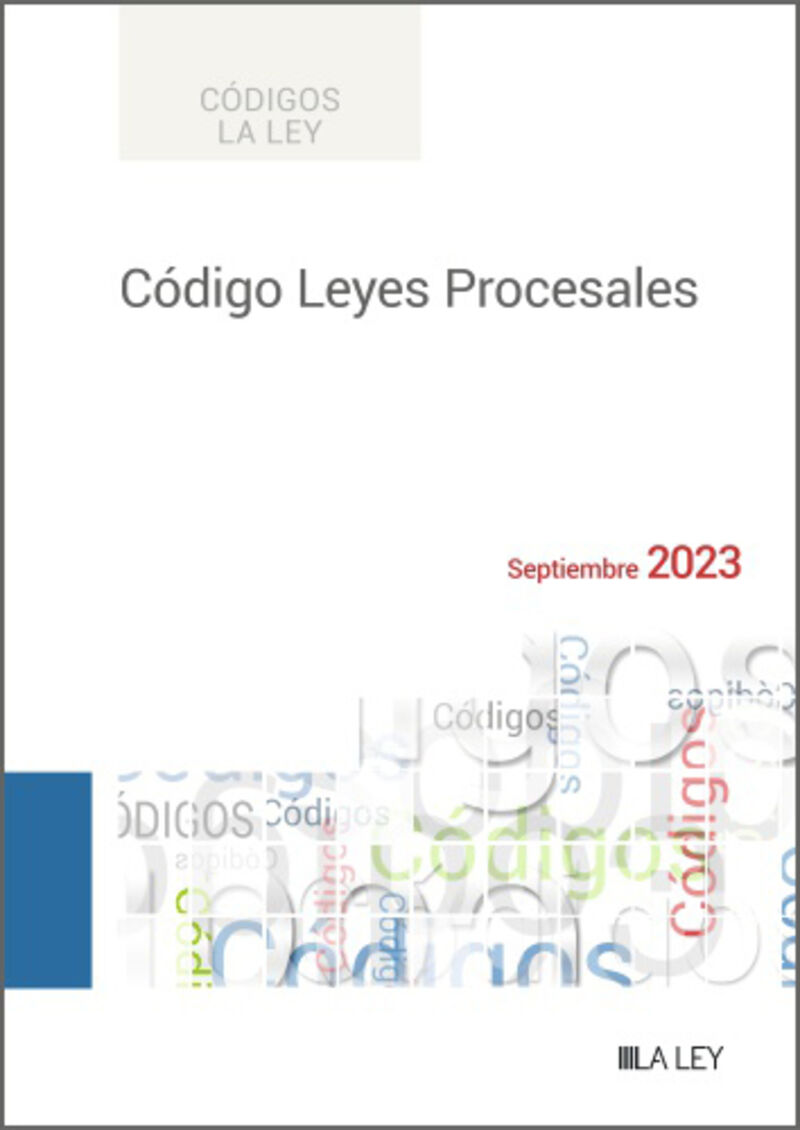 CODIGO LEYES PROCESALES 2023