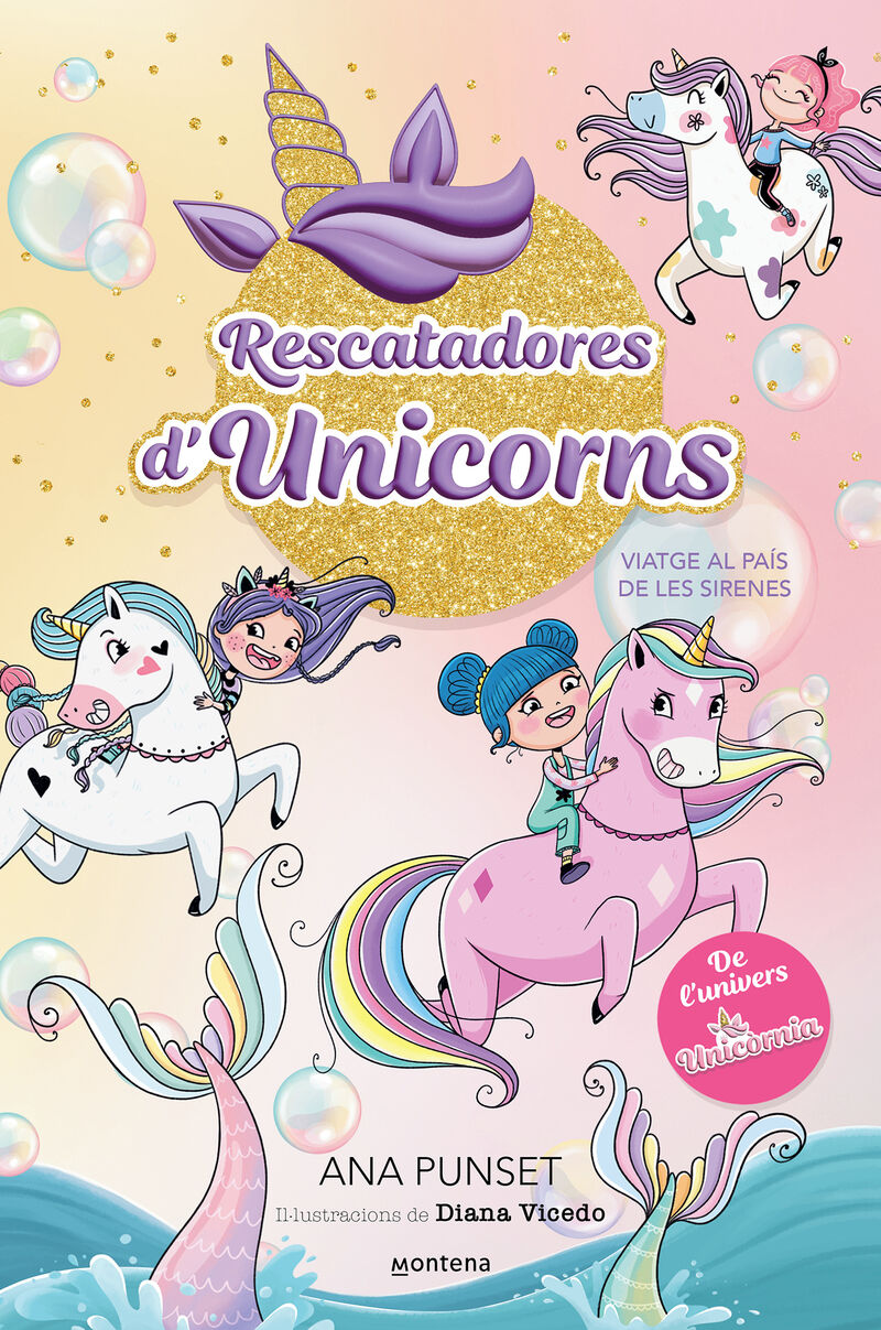 rescatadores d'unicorns 1 - viatge al pais de les sirenes - de l'univers d'unicornia. primeres lectures en catala - Ana Punset