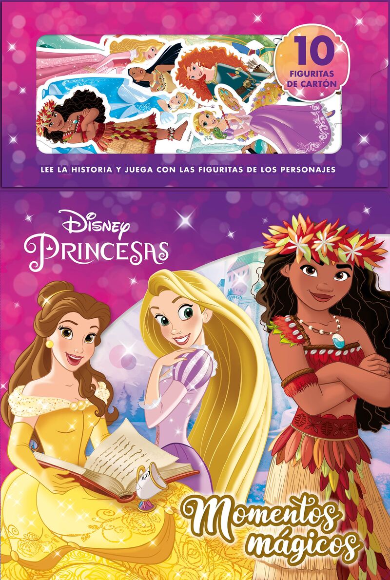 princesas - momentos magicos (libro con 10 figuritas de carton) - Aa. Vv.