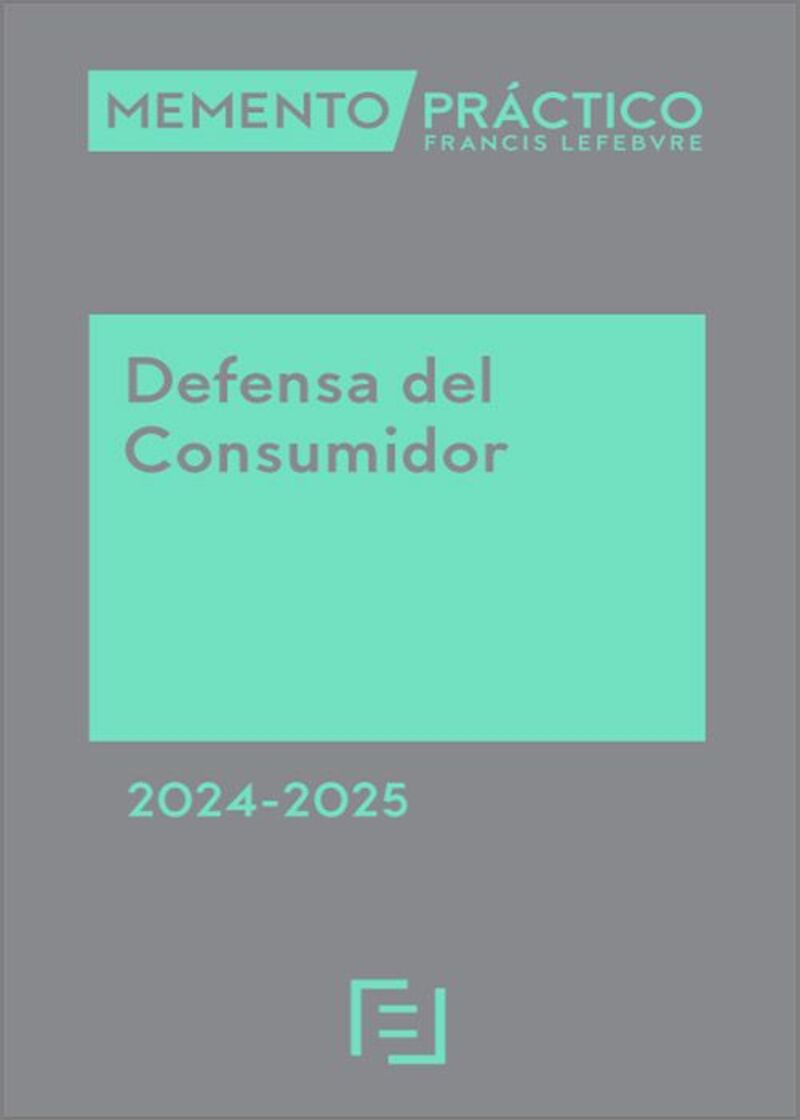 MEMENTO PRACTICO DEFENSA DEL CONSUMIDOR 2024-2025