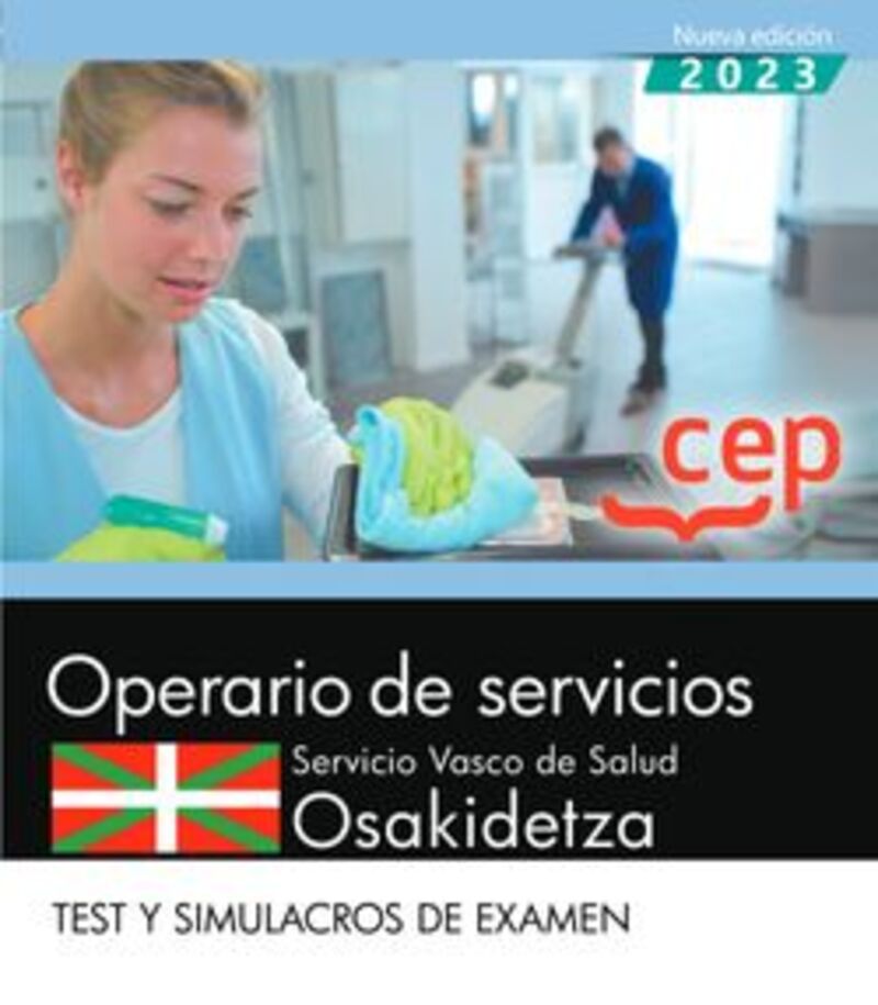 test y simulacros de examen - operario de servicios (osakidetza) - servicio vasco de salud - Aa. Vv.