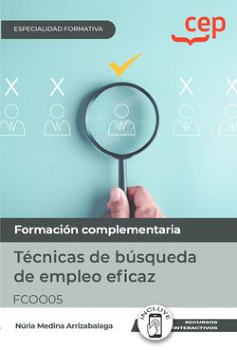 FC - TECNICAS DE BUSQUEDA DE EMPLEO EFICAZ (FCOO05) - ESPECIALIDADES FORMATIVAS