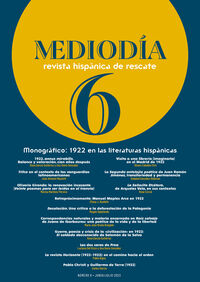 mediodia 6 - revista hispanica de rescate - Aa. Vv.