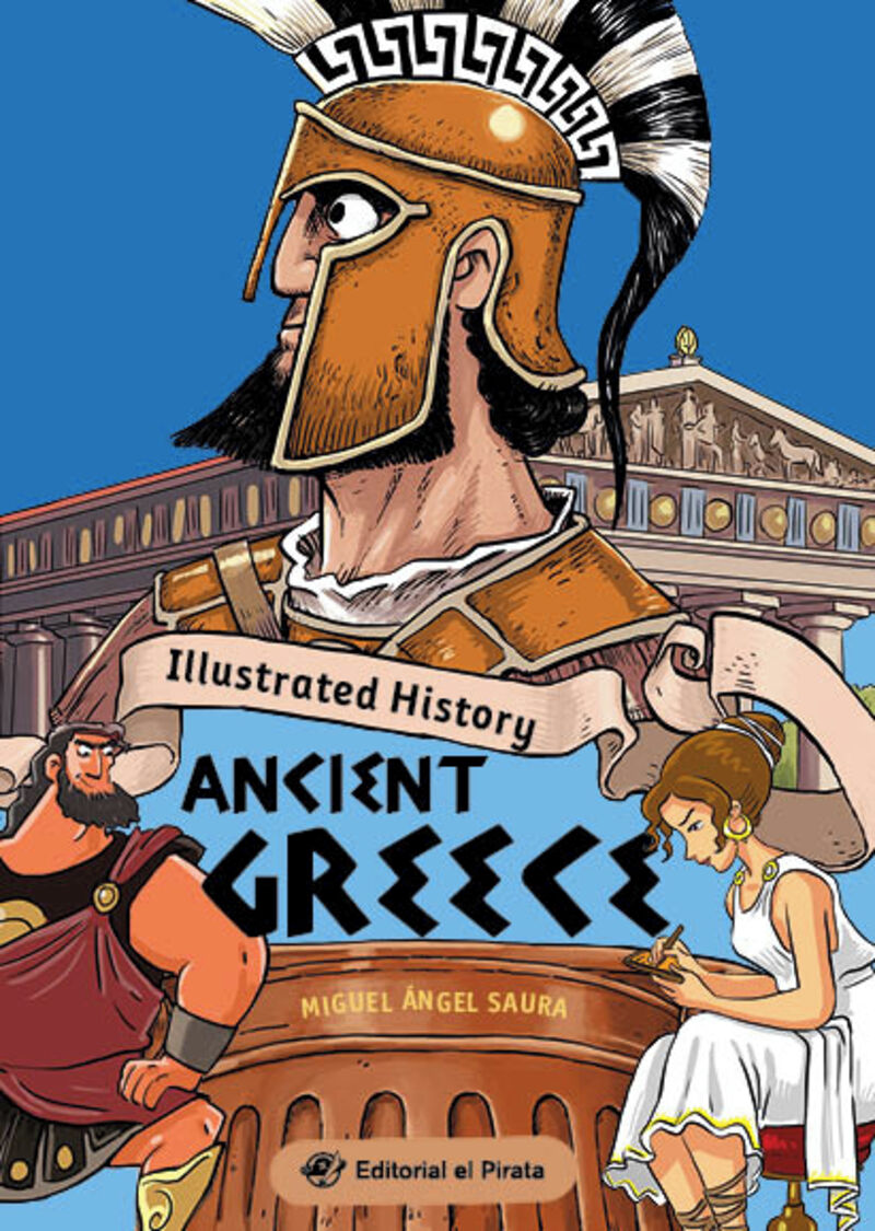 ANCIENT GREECE - ¡LIBRO SOBRE LA ANTIGUA GRECIA CON MUCHOS CHISTES! LIBROS PARA APRENDER INGLES PARA NIÑOS Y NIÑAS A PARTIR DE 10 AÑOS.