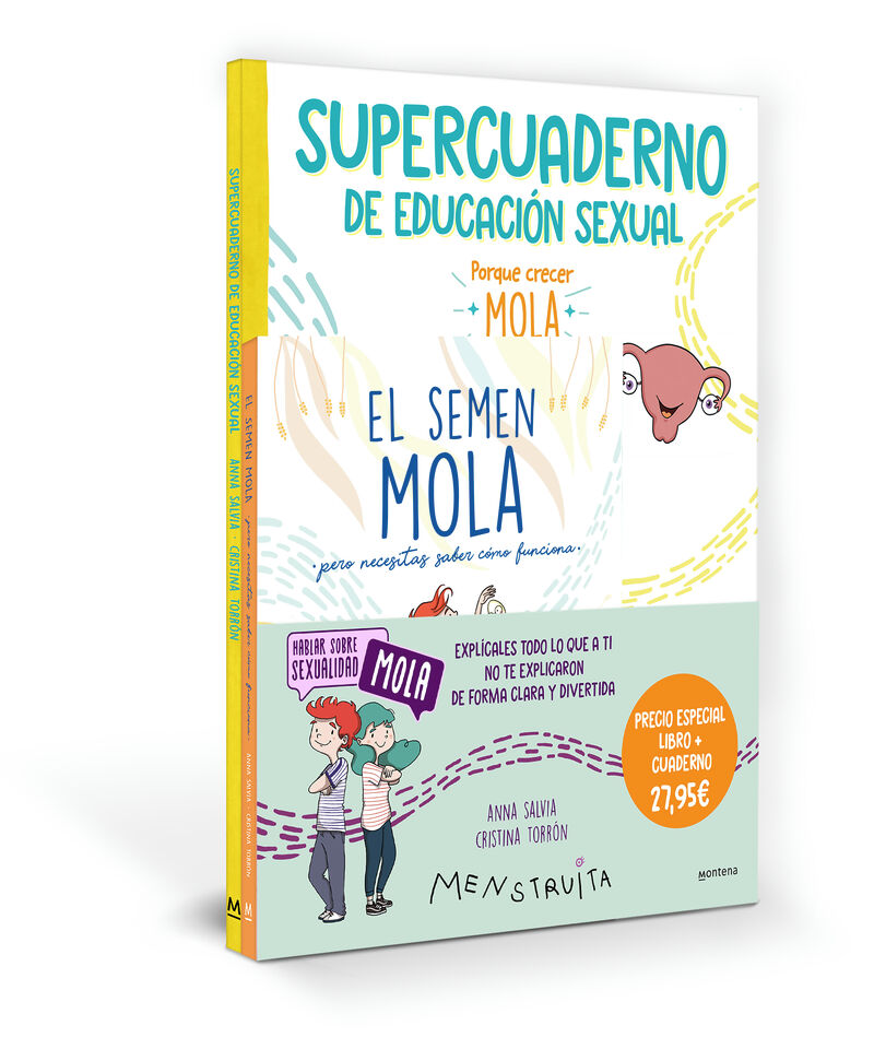 (pack) aprende con menstruita (el semen mola + supercuaderno de educacion sexual) - Anna Salvia
