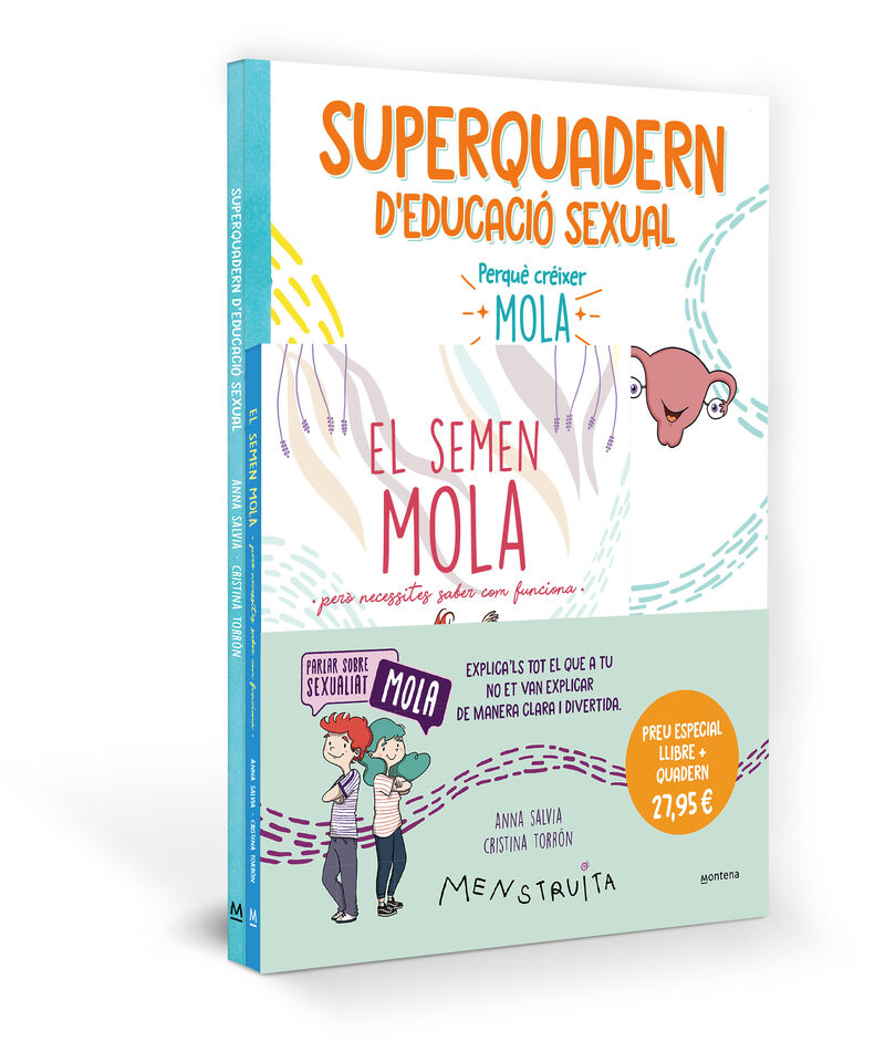 (pack) apren amb menstruita (el semen mola + superquadern d'educacio sexual) - Anna Salvia
