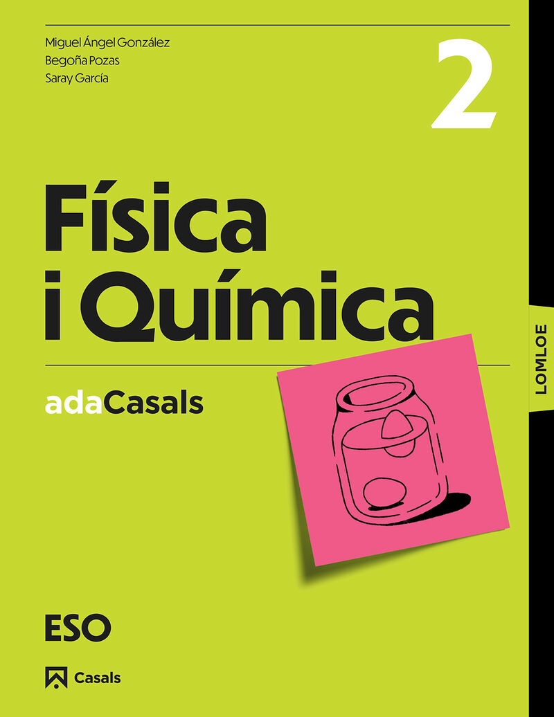 ESO 2 - FISICA I QUIMICA (BAL, CAT, C. VAL) - ADA - CODIGO ABIERTO LOMLOE