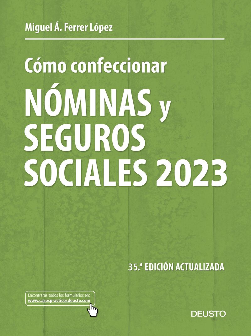 (35 ED) COMO CONFECCIONAR NOMINAS Y SEGUROS SOCIALES 2023