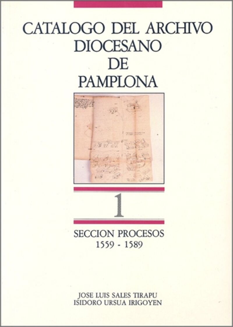 CATALOGO DEL ARCHIVO DIOCESANO DE PAMPLONA TOMO 1