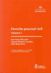 derecho procesal civil vol. i (2ª ed) - J. Mª Rifa Soler / M. Richard Gonzalez / I. Riaño Brun
