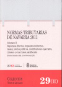 NORMAS TRIBUTARIAS DE NAVARRA 2011 VOL. II