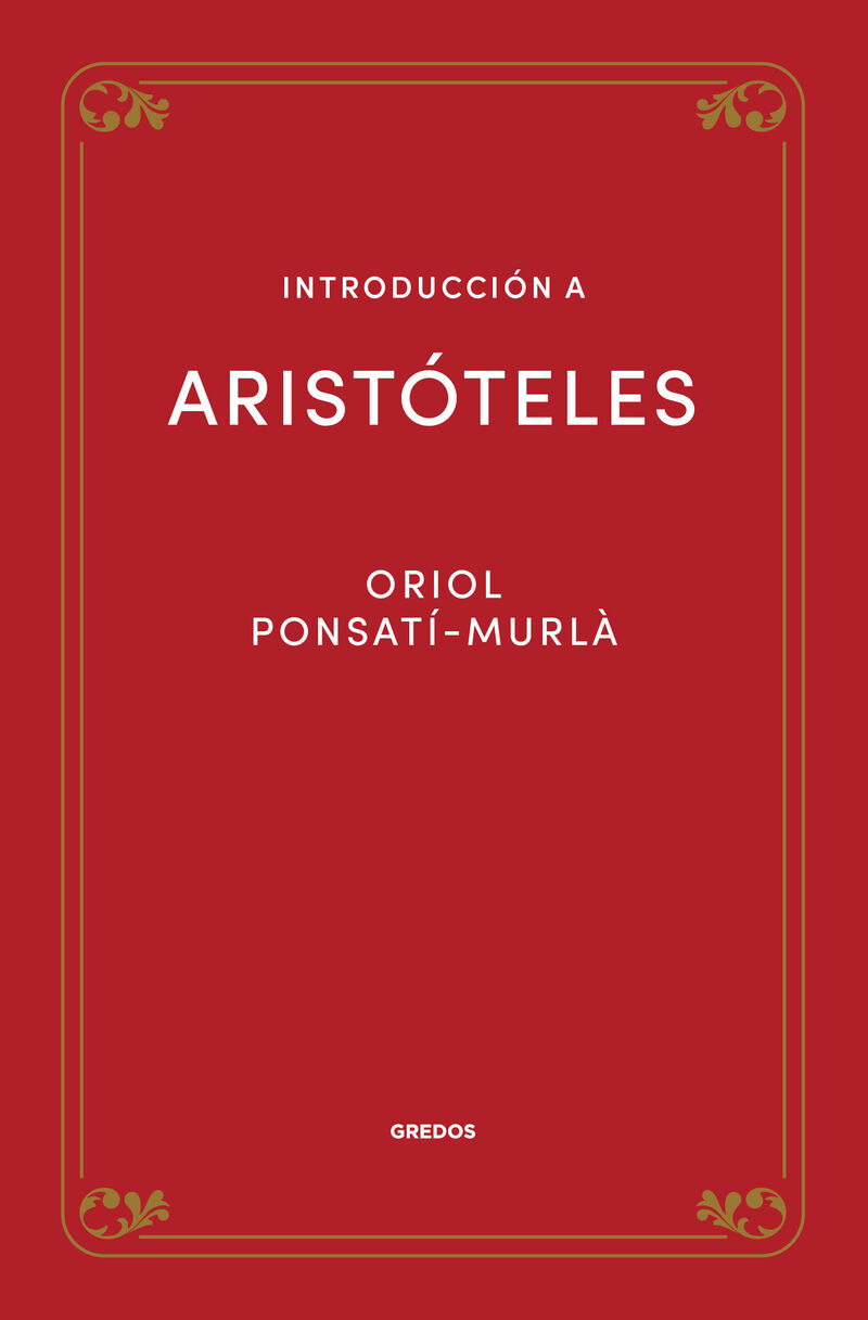 introduccion a aristoteles - Oriol Ponsati Murla